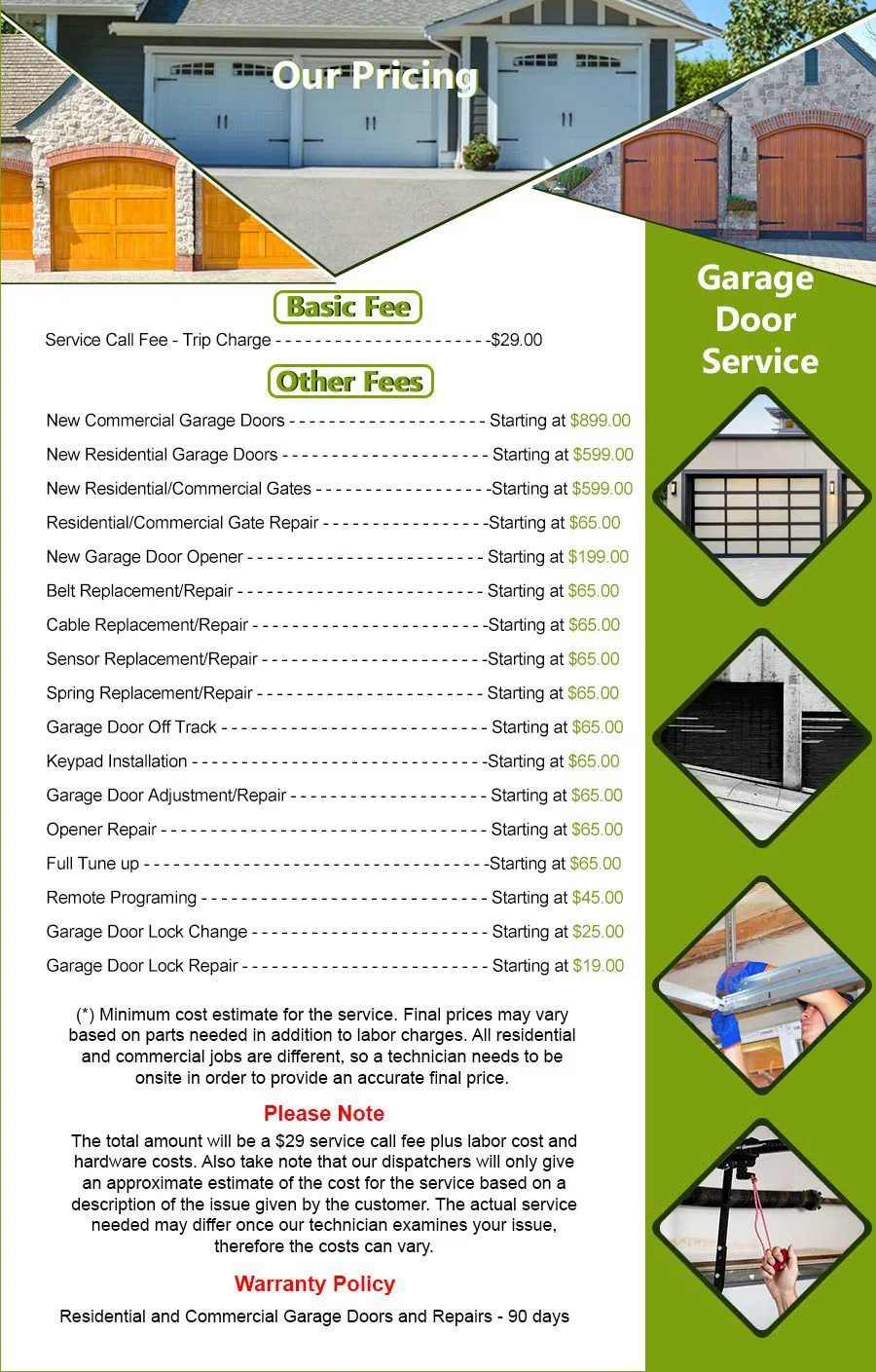 Galaxy Garage Door Service Fort Worth, TX 817-984-3067